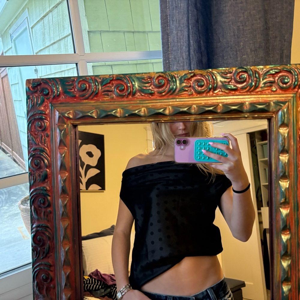 Black Off-Shoulder Top